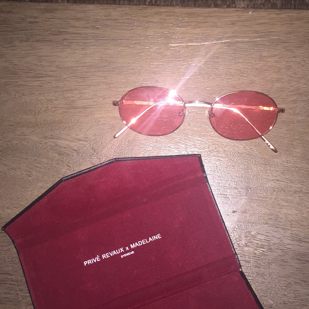 Pink Tinted Non Prescription Glasses